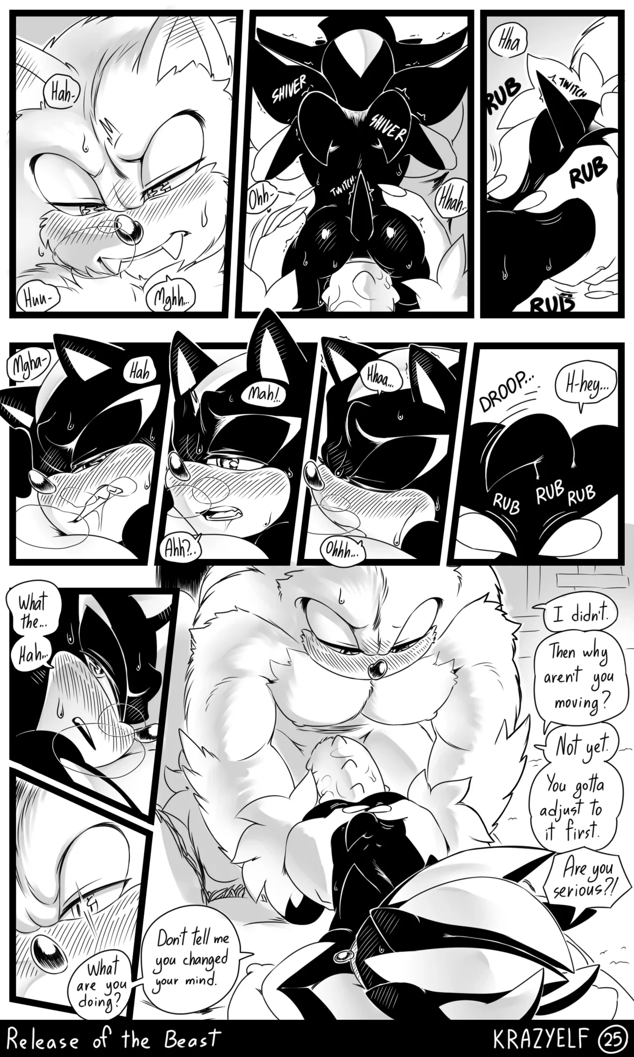Weresonadow: Release of the Beast porn comic picture 26