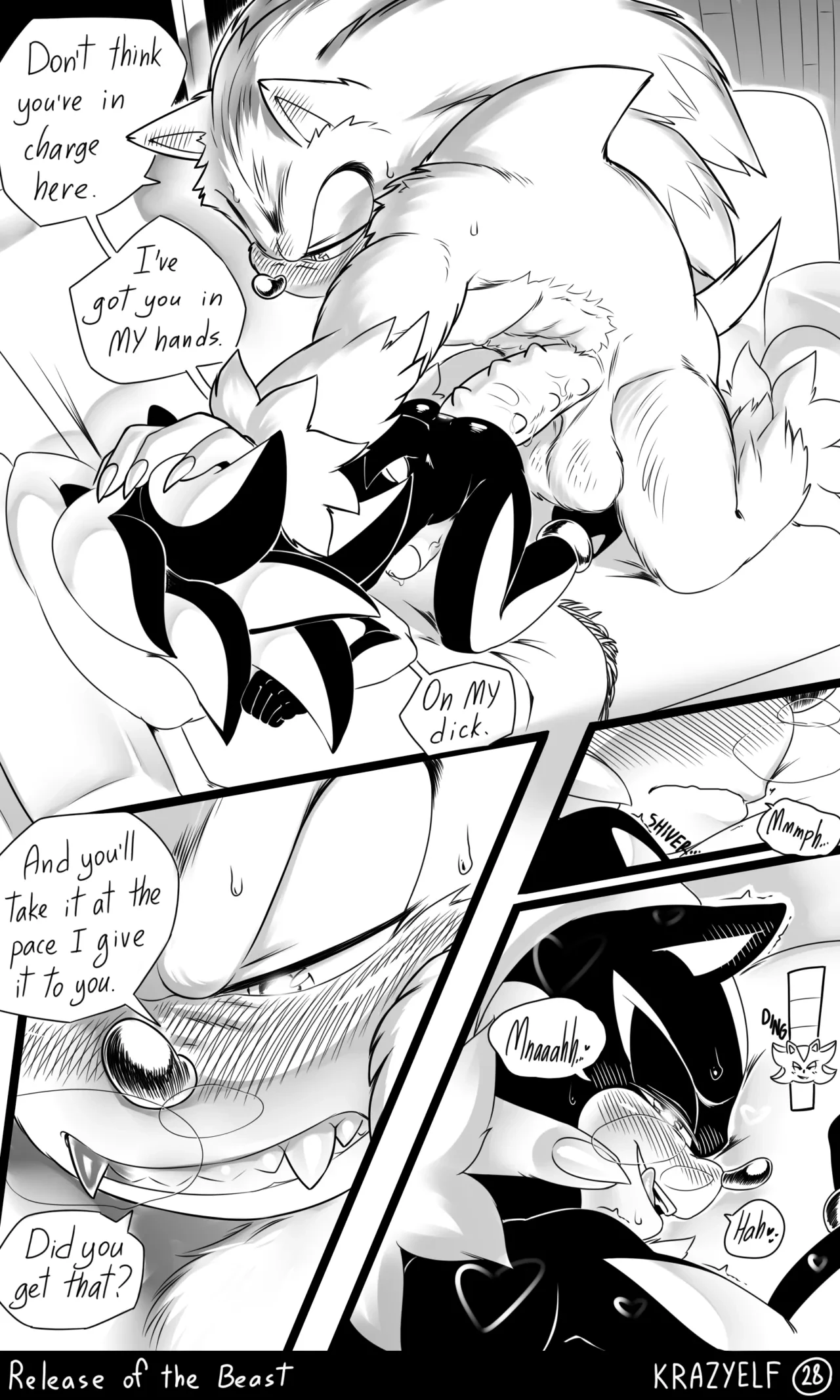 Weresonadow: Release of the Beast porn comic picture 29
