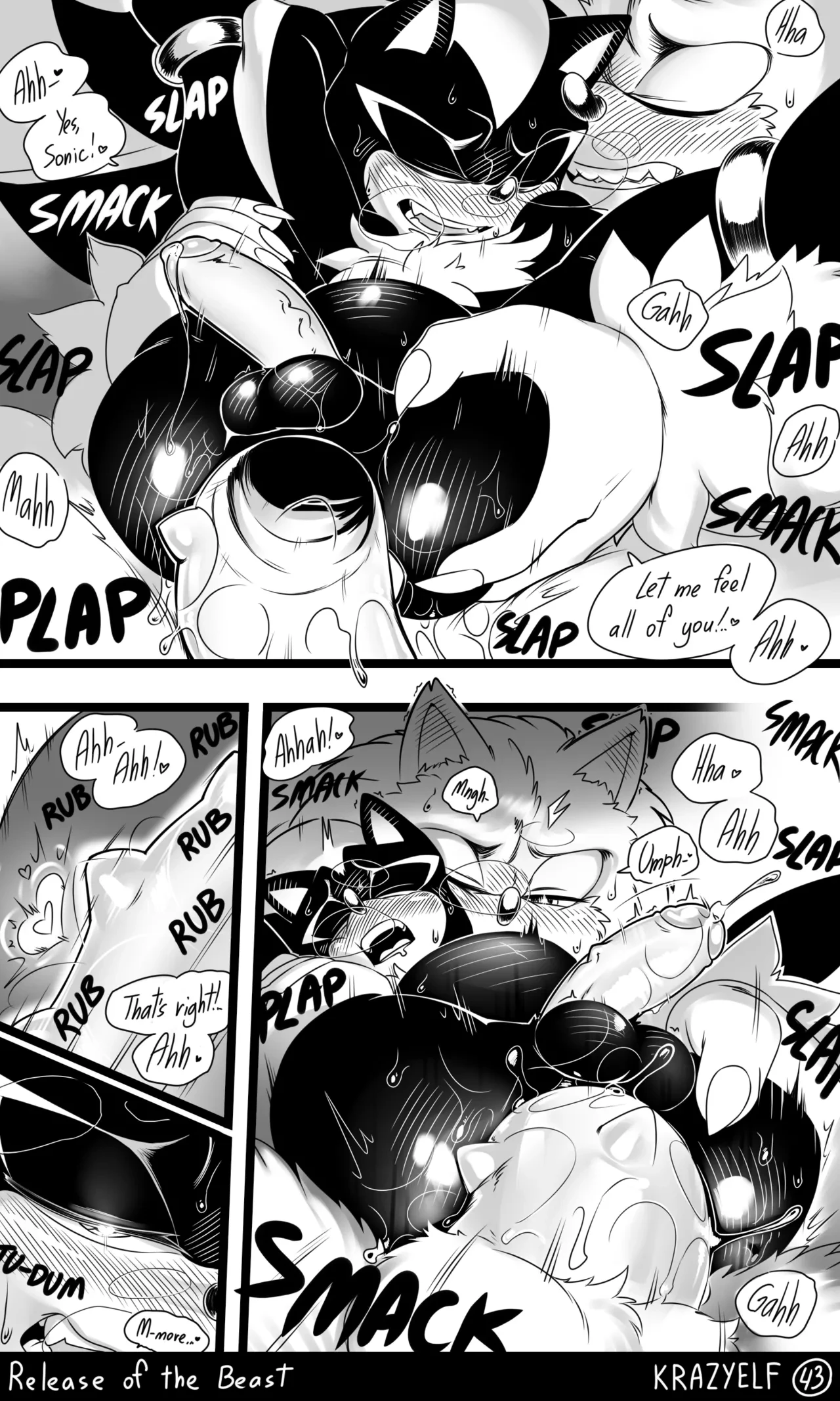 Weresonadow: Release of the Beast porn comic picture 44