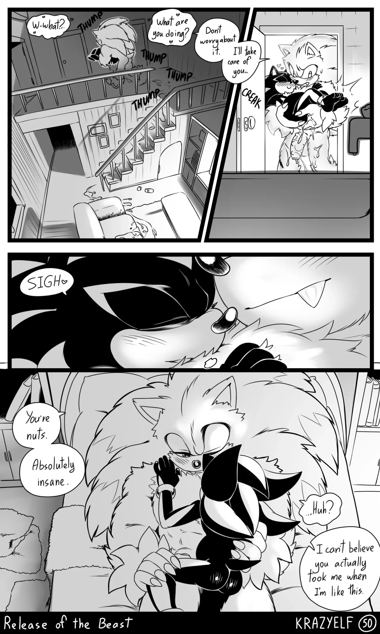 Weresonadow: Release of the Beast porn comic picture 51