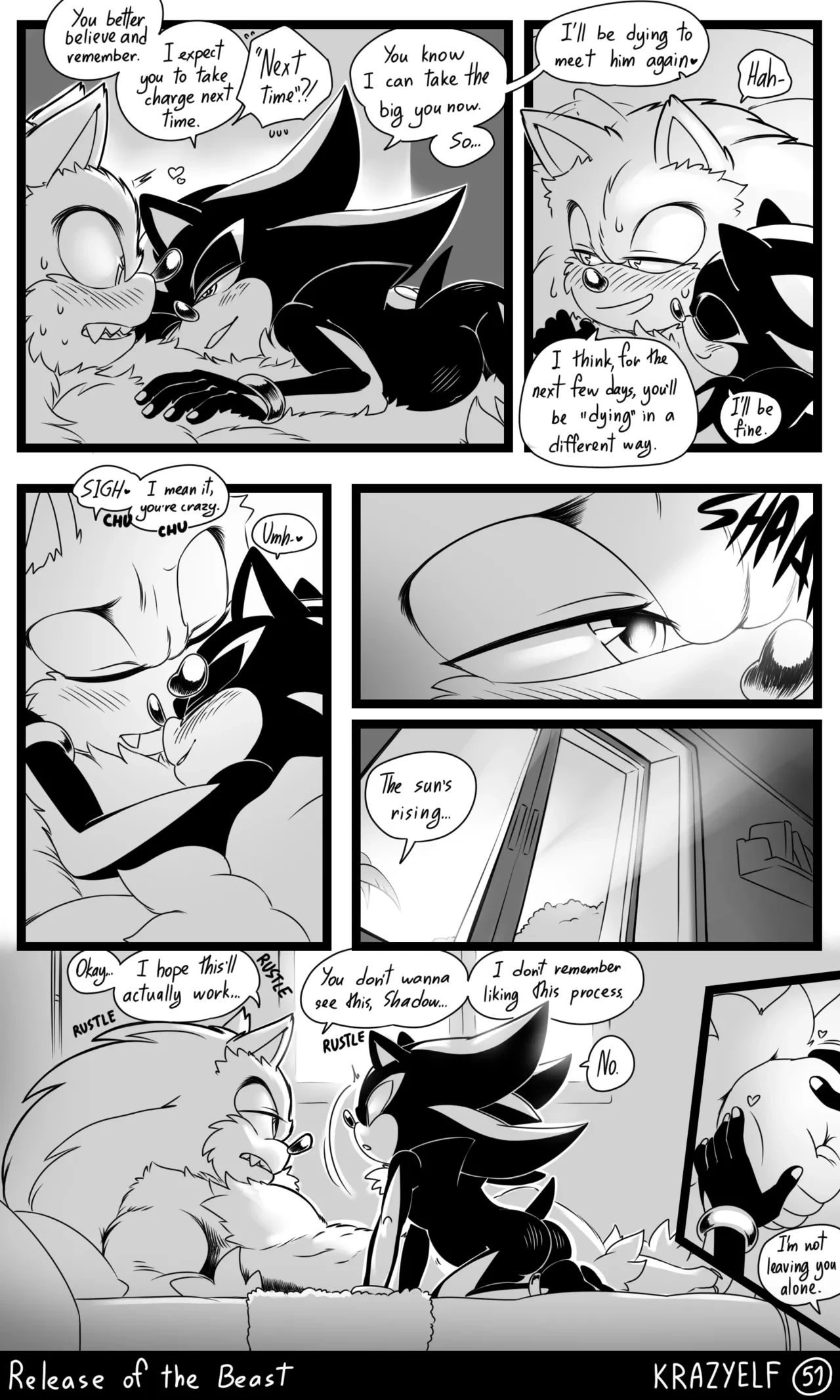 Weresonadow: Release of the Beast porn comic picture 52