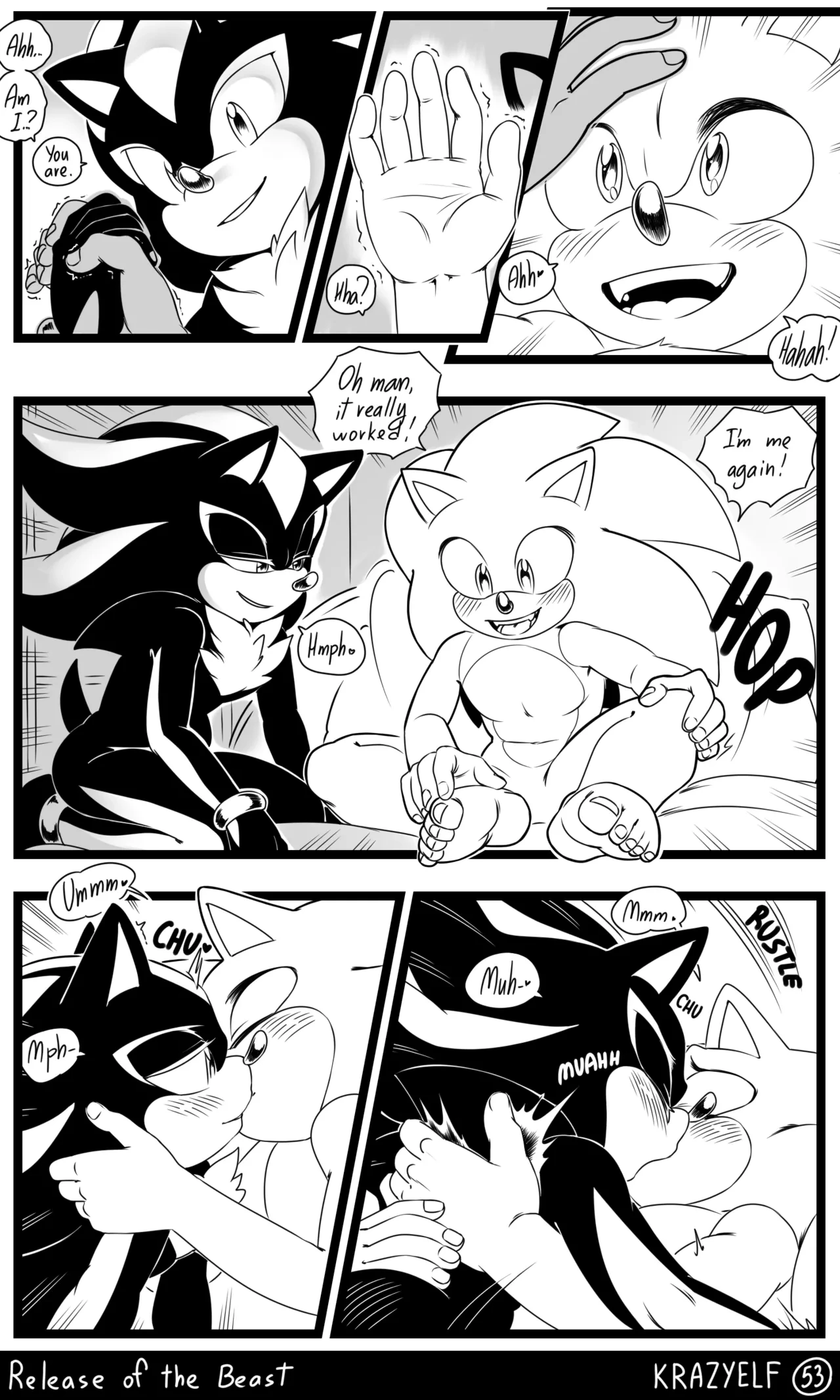 Weresonadow: Release of the Beast porn comic picture 54