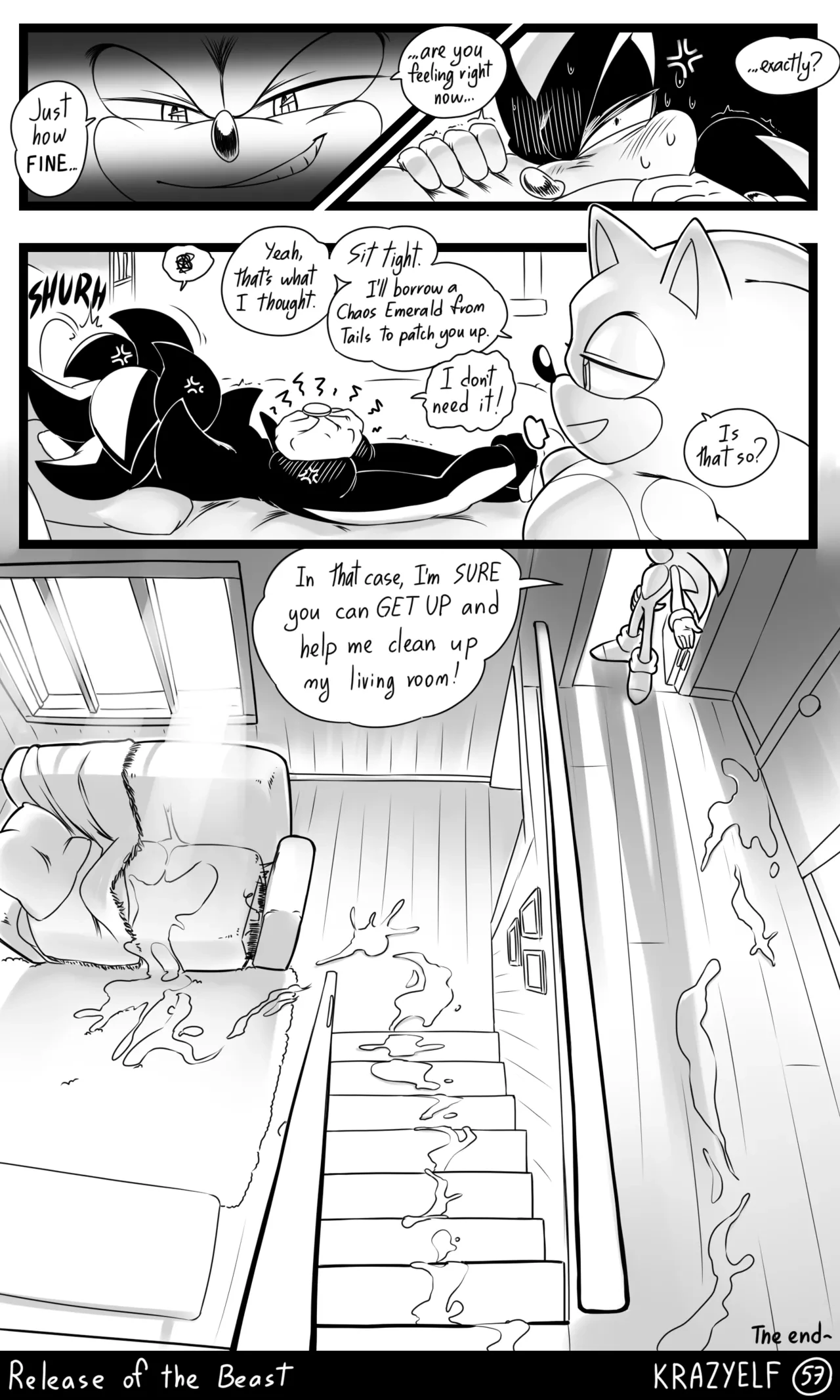 Weresonadow: Release of the Beast porn comic picture 58
