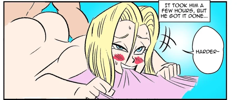What if 18 stole Gohan's virginity by funsexydragonball color by zerocrow porn comic picture 5