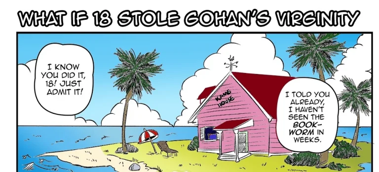 What if 18 stole Gohan's virginity re-colored color by zerocrow porn comic picture 1