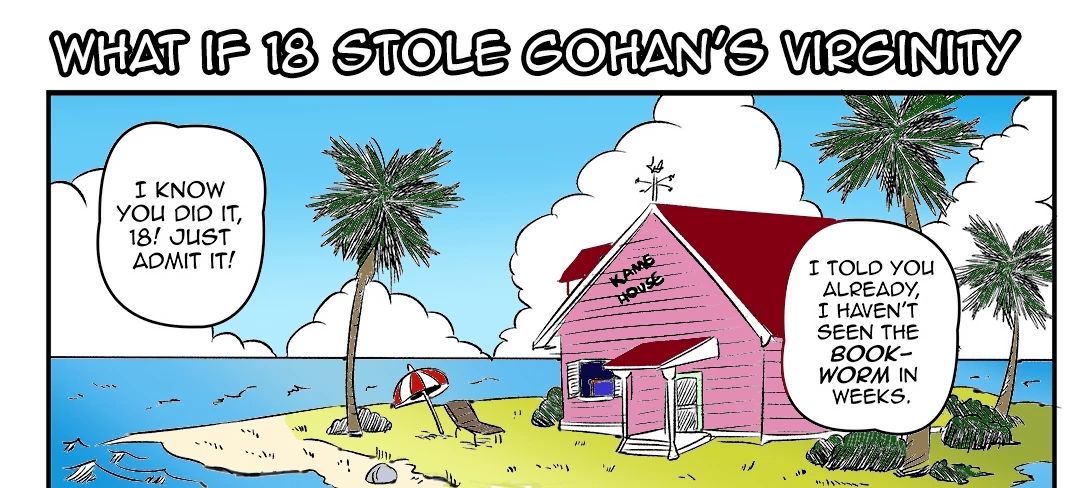 What if 18 stole Gohan's virginity re-colored color by zerocrow porn comic picture 1
