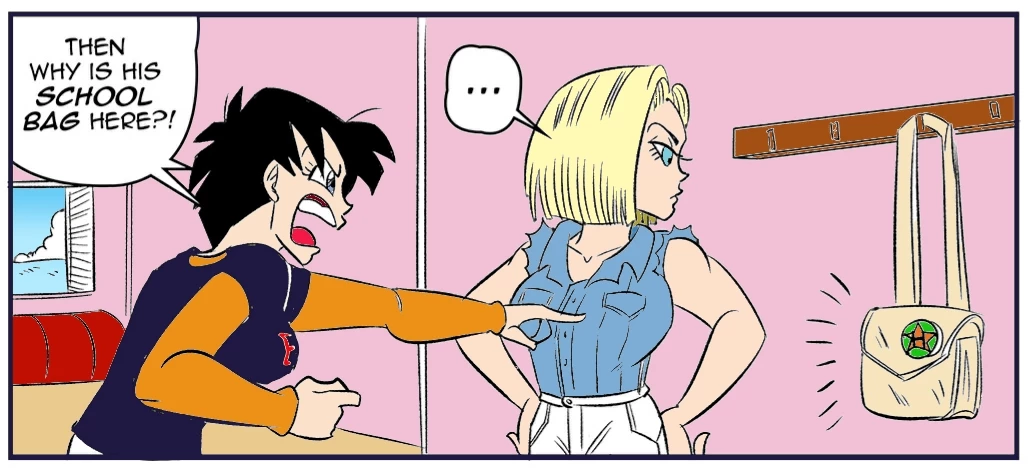What if 18 stole Gohan's virginity re-colored color by zerocrow porn comic picture 2