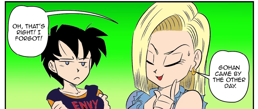 What if 18 stole Gohan's virginity re-colored color by zerocrow porn comic picture 3