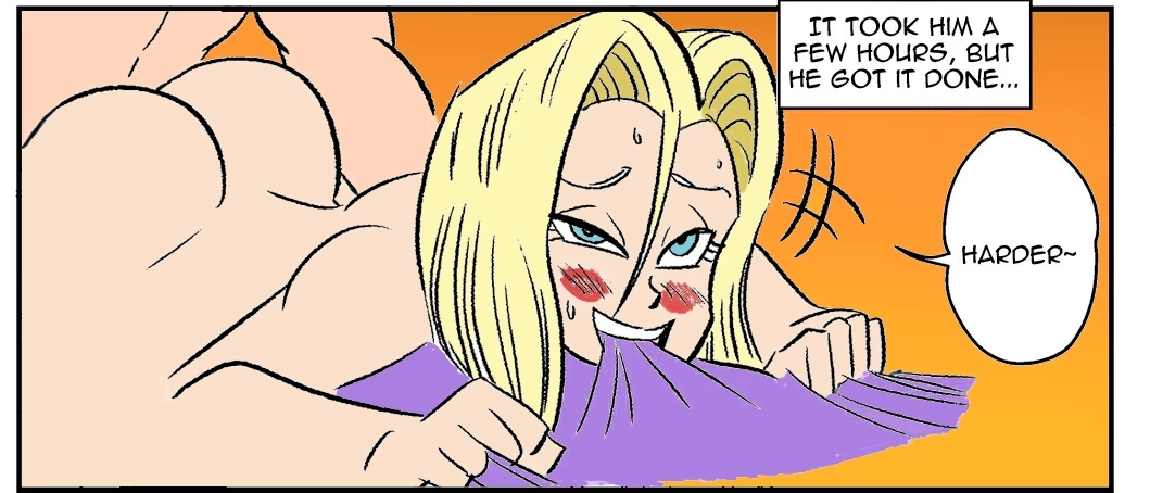 What if 18 stole Gohan's virginity re-colored color by zerocrow porn comic picture 5