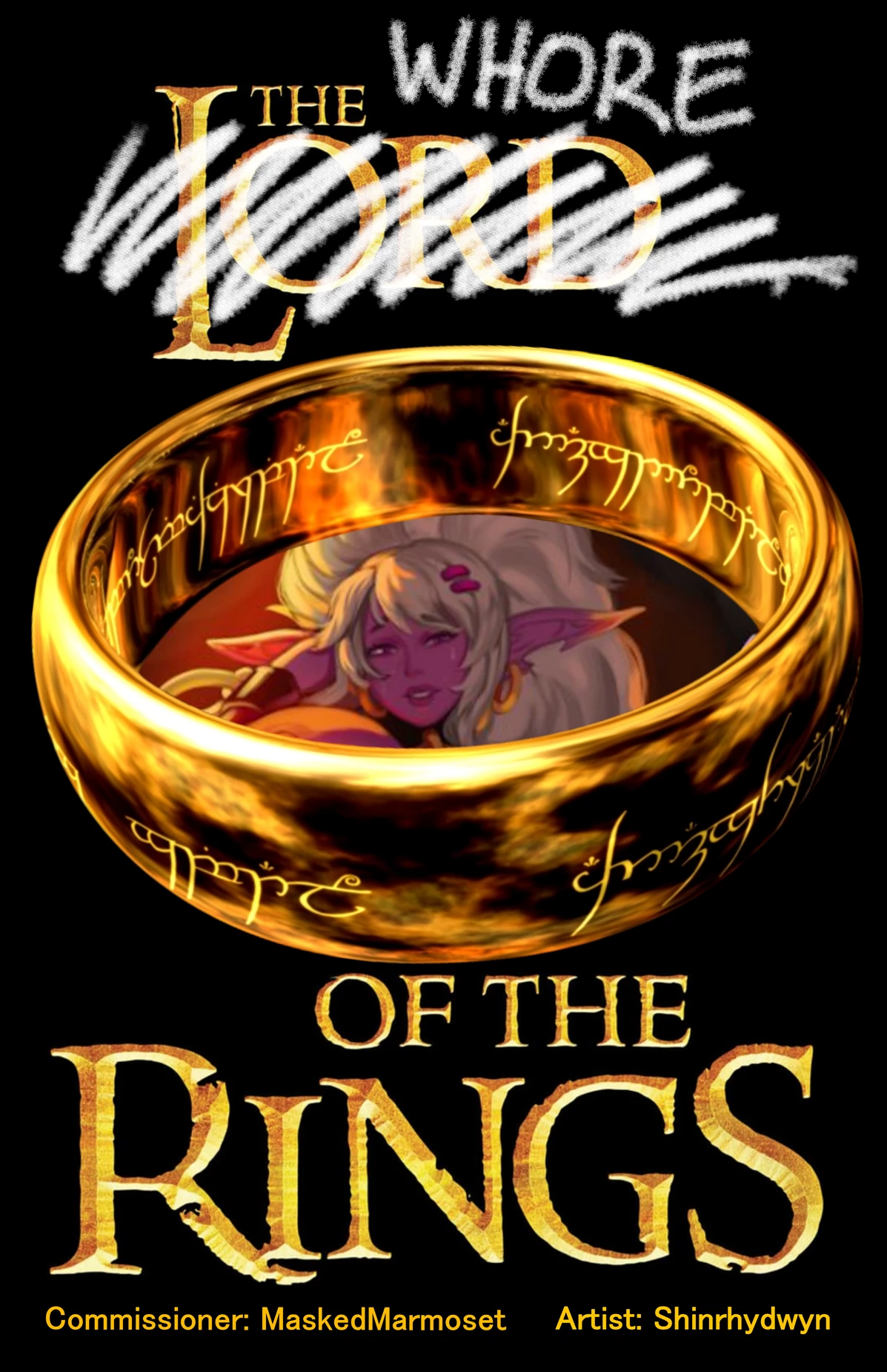 Whore of the Rings porn comic picture 1