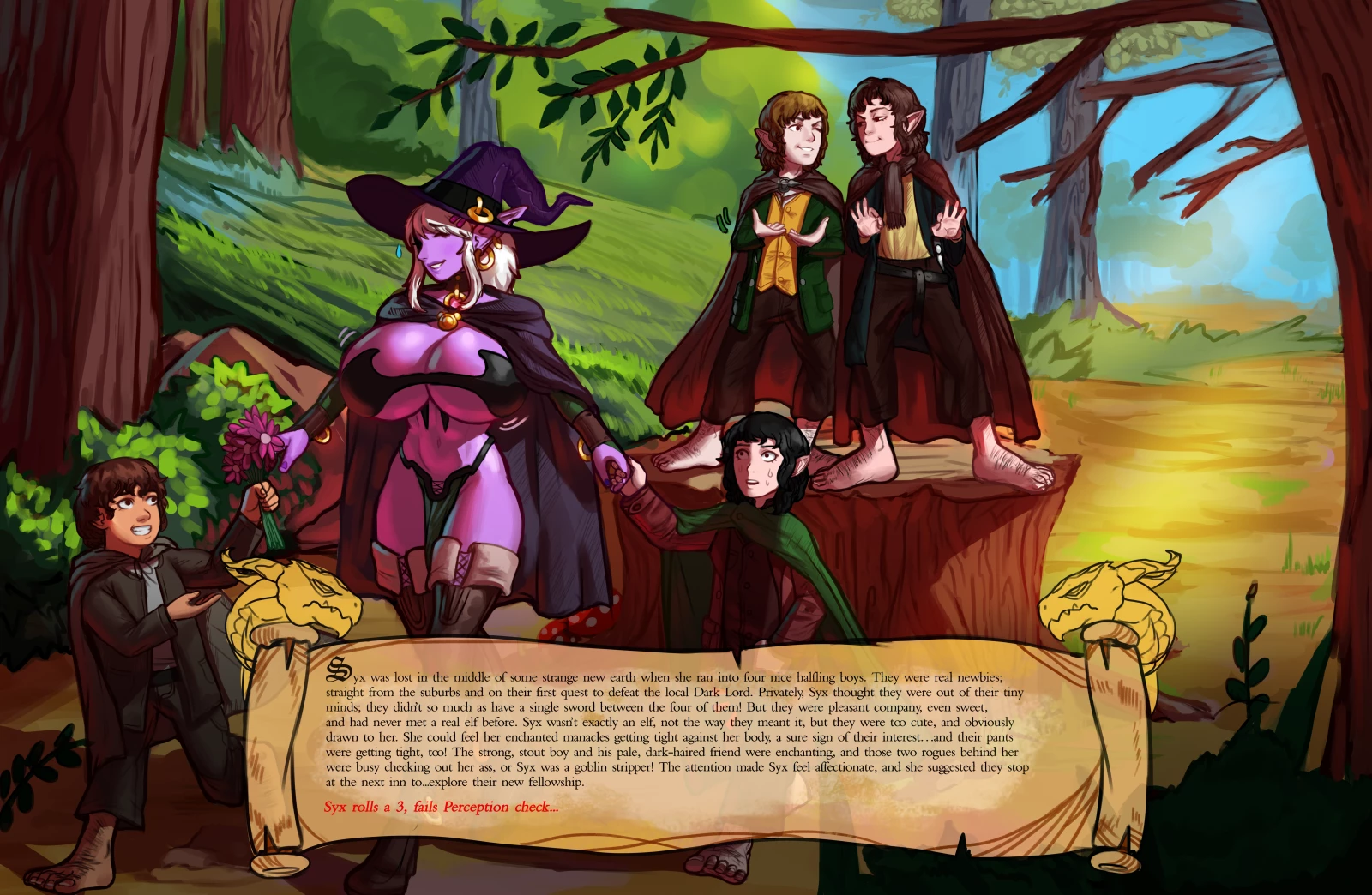Whore of the Rings porn comic picture 2