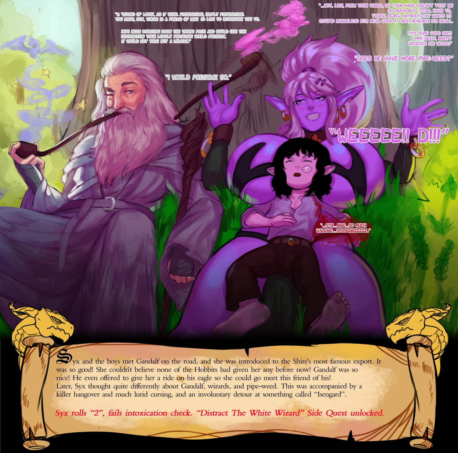 Whore of the Rings porn comic picture 24