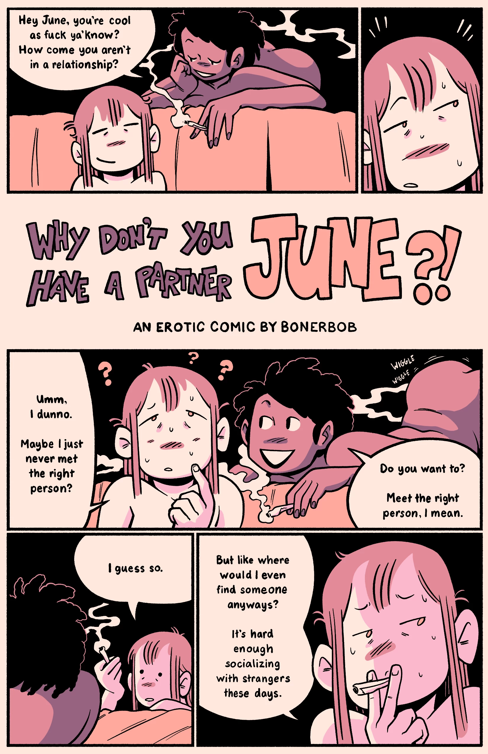 Why don't you have a partner June!? porn comic picture 2