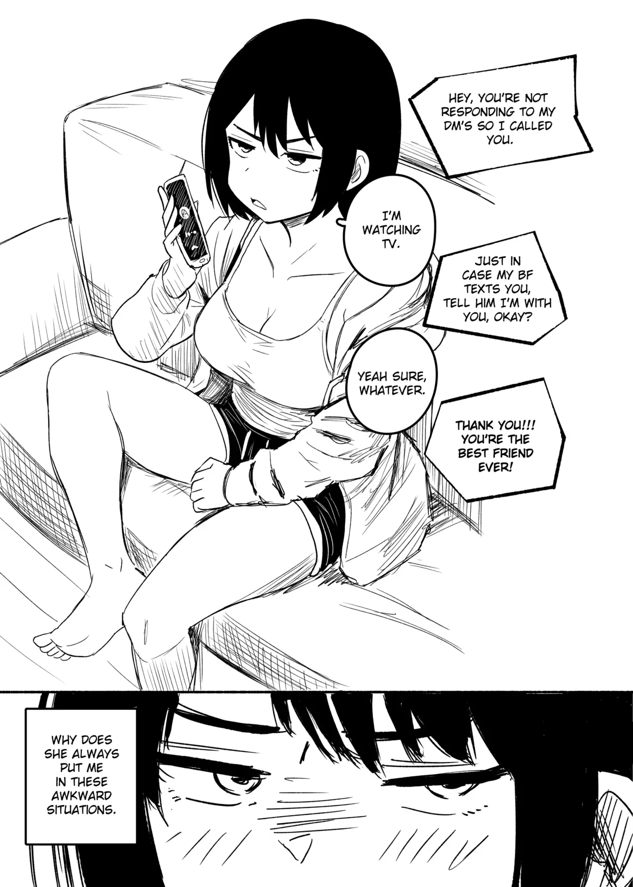 Why won't my girlfriend NTR me ? porn comic picture 16
