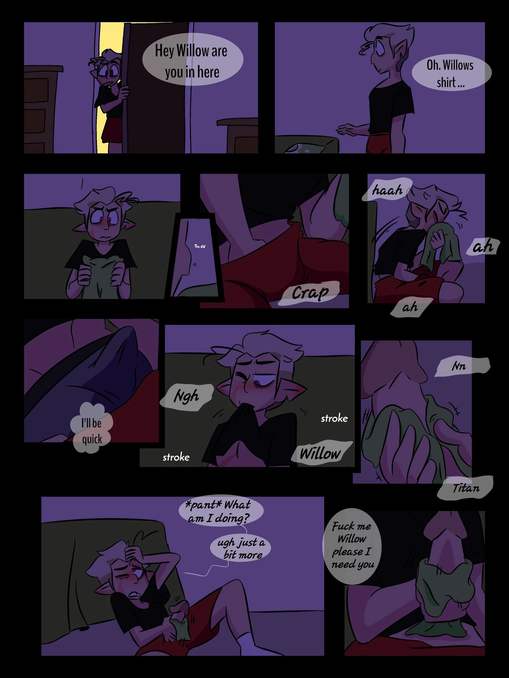 Willow and Hunter's story so far (smutzy) porn comic picture 1