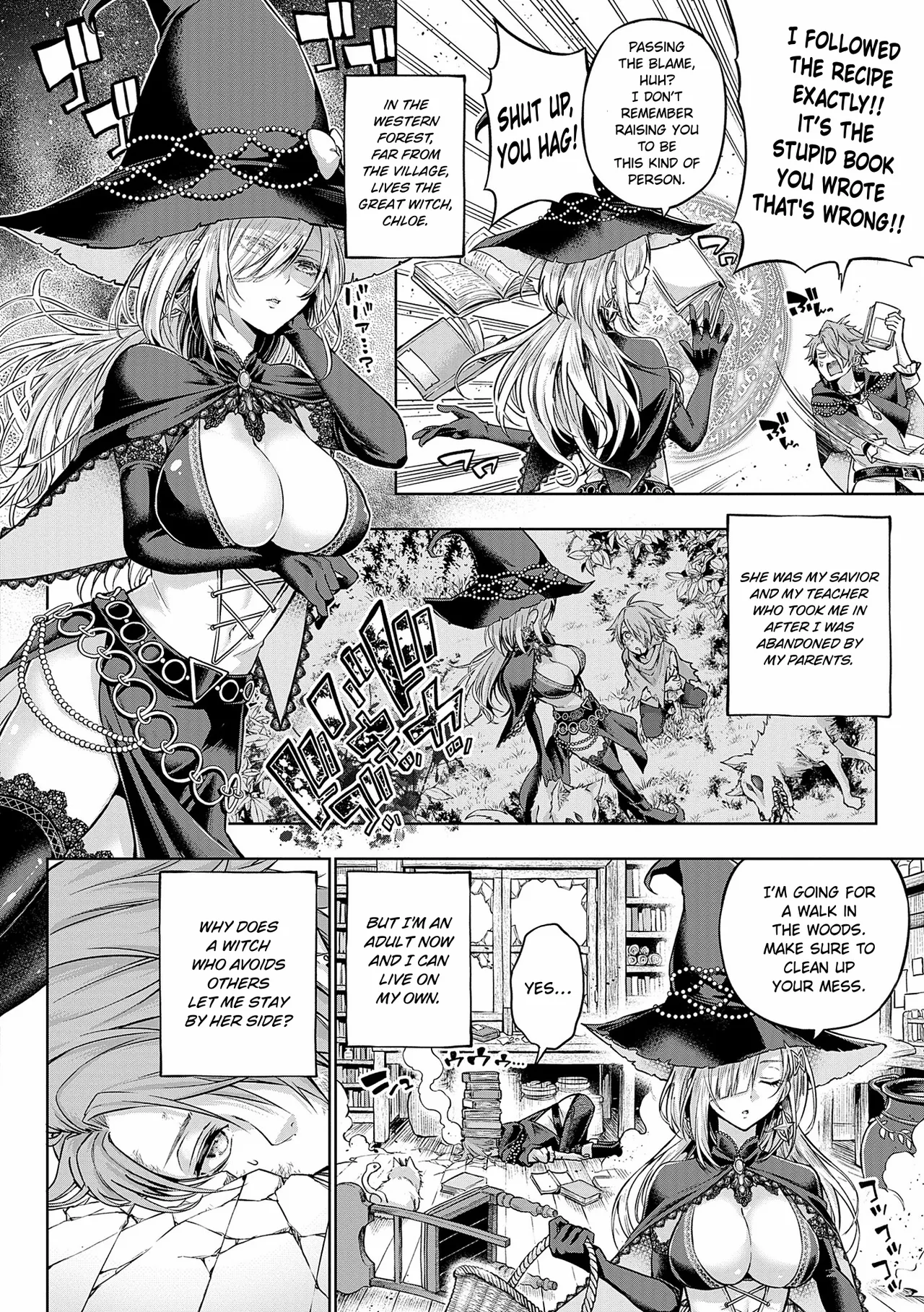 Witch Love Potion porn comic picture 2