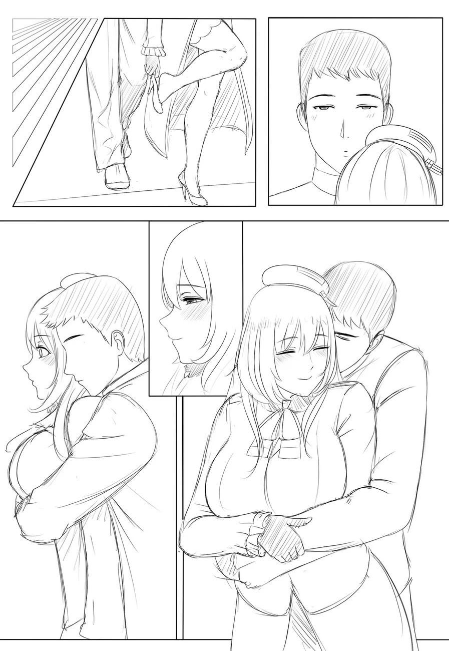 With Atago porn comic picture 4