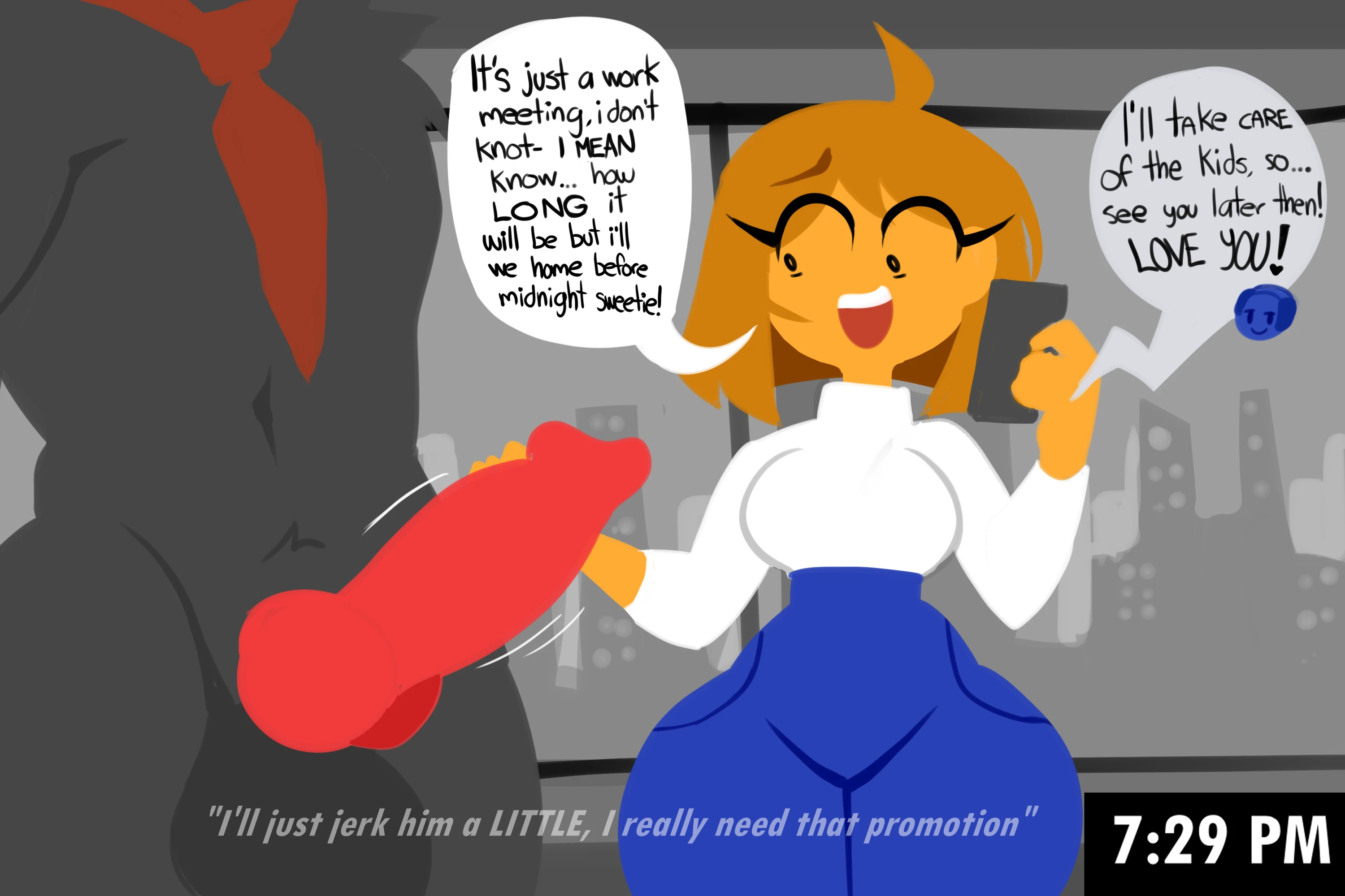 Workplace Affair porn comic picture 1
