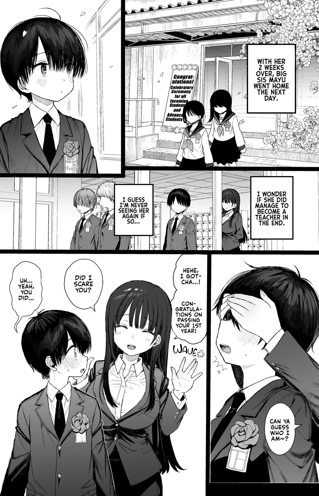 Would You Still Crush on Your Older Childhood Friend Even if She Was a Naughty Girl? | Osananajimi no H na Onee-san wa Suki desu ka? porn comic picture 53