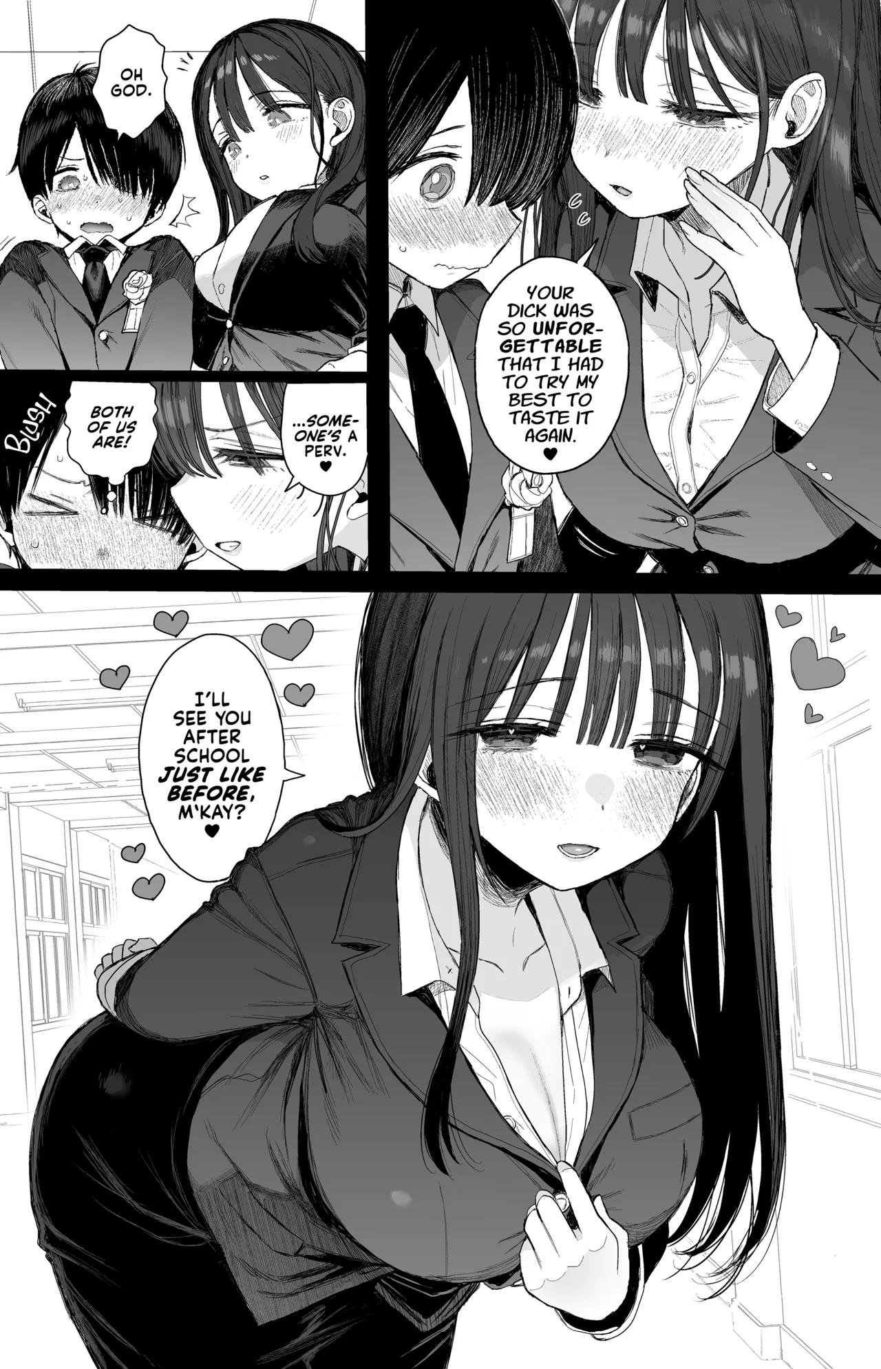 Would You Still Crush on Your Older Childhood Friend Even if She Was a Naughty Girl? | Osananajimi no H na Onee-san wa Suki desu ka? porn comic picture 54
