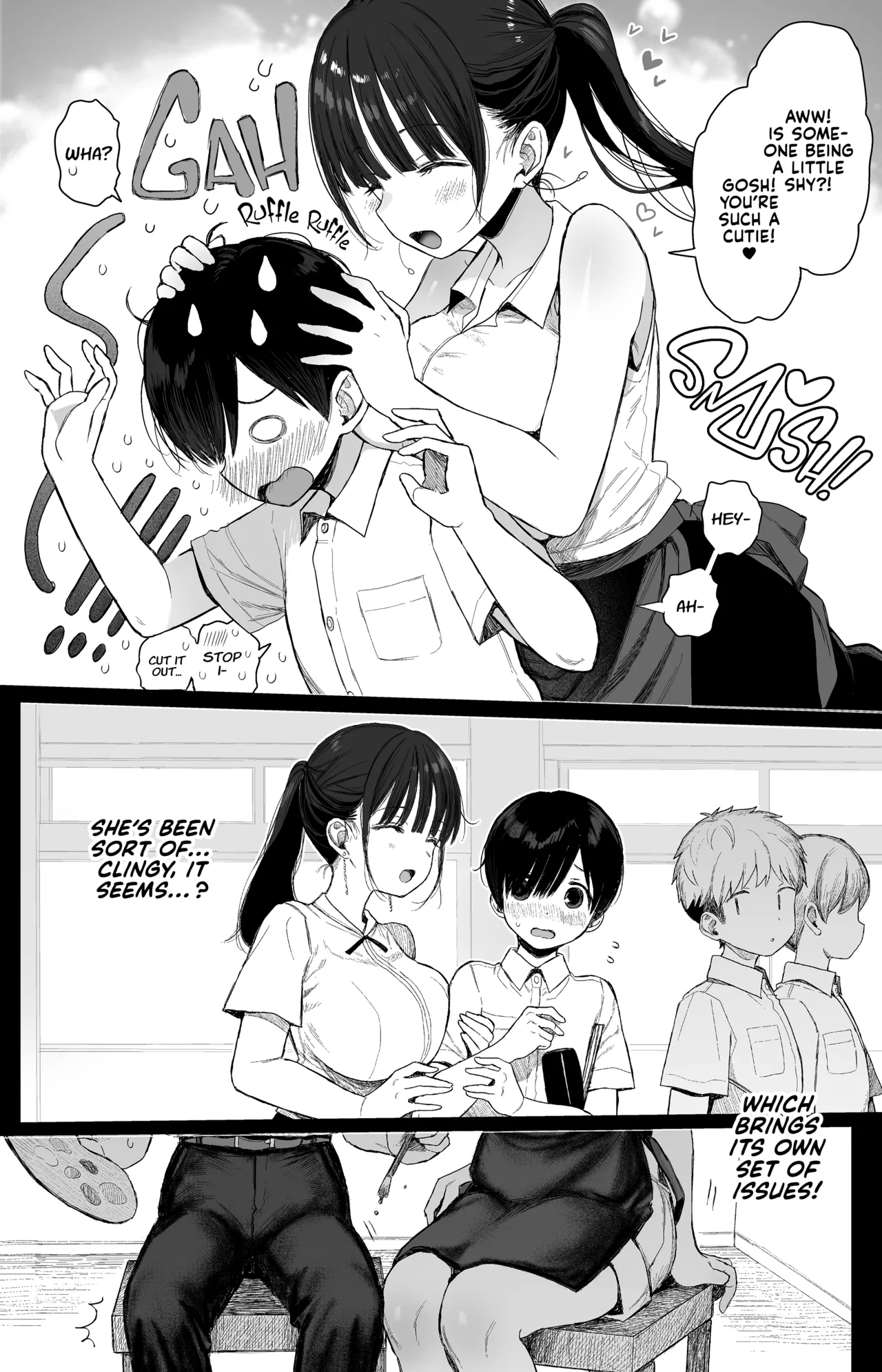 Would You Still Crush on Your Older Childhood Friend Even if She Was a Naughty Girl? | Osananajimi no H na Onee-san wa Suki desu ka? porn comic picture 7