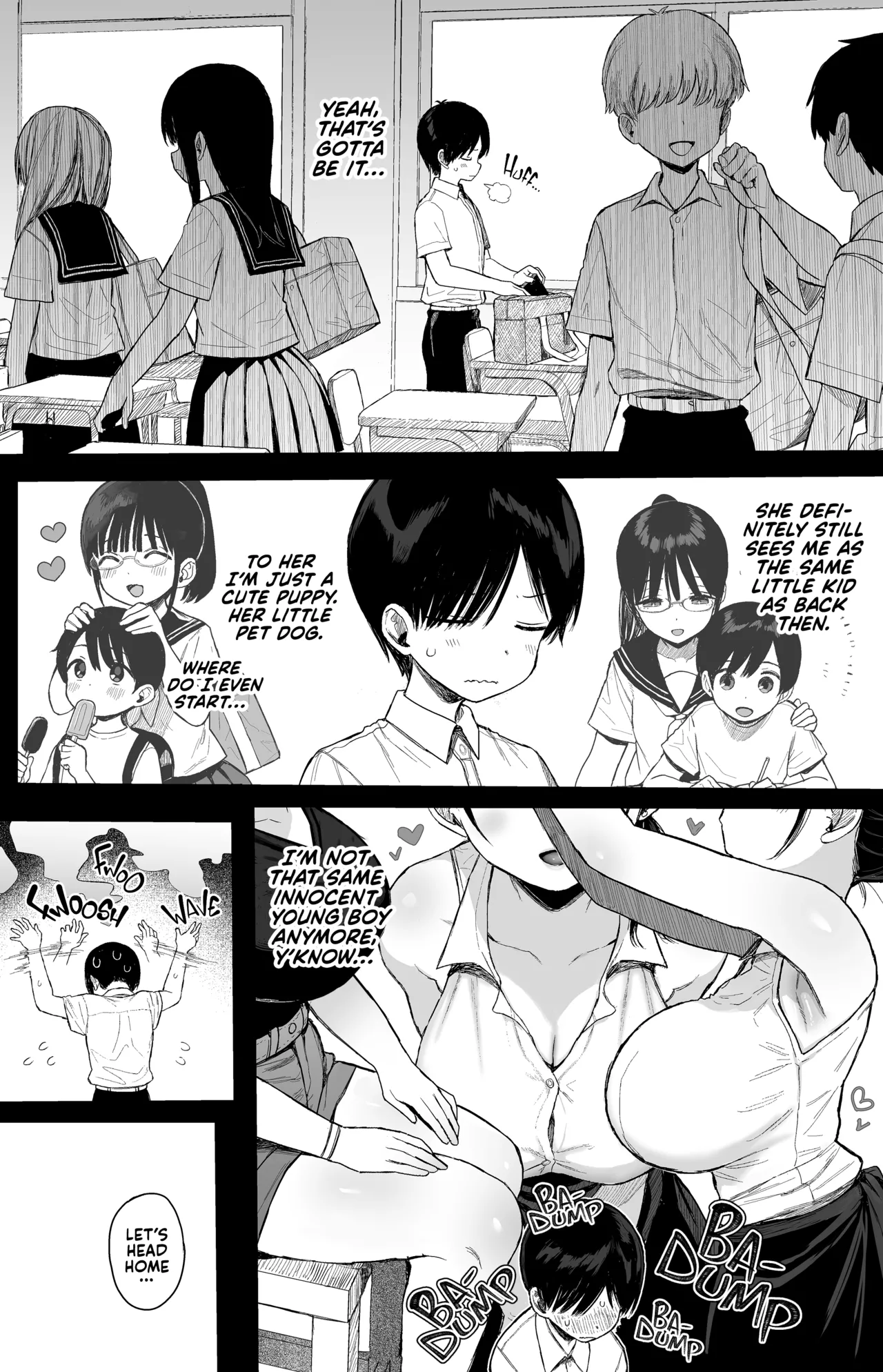 Would You Still Crush on Your Older Childhood Friend Even if She Was a Naughty Girl? | Osananajimi no H na Onee-san wa Suki desu ka? porn comic picture 8