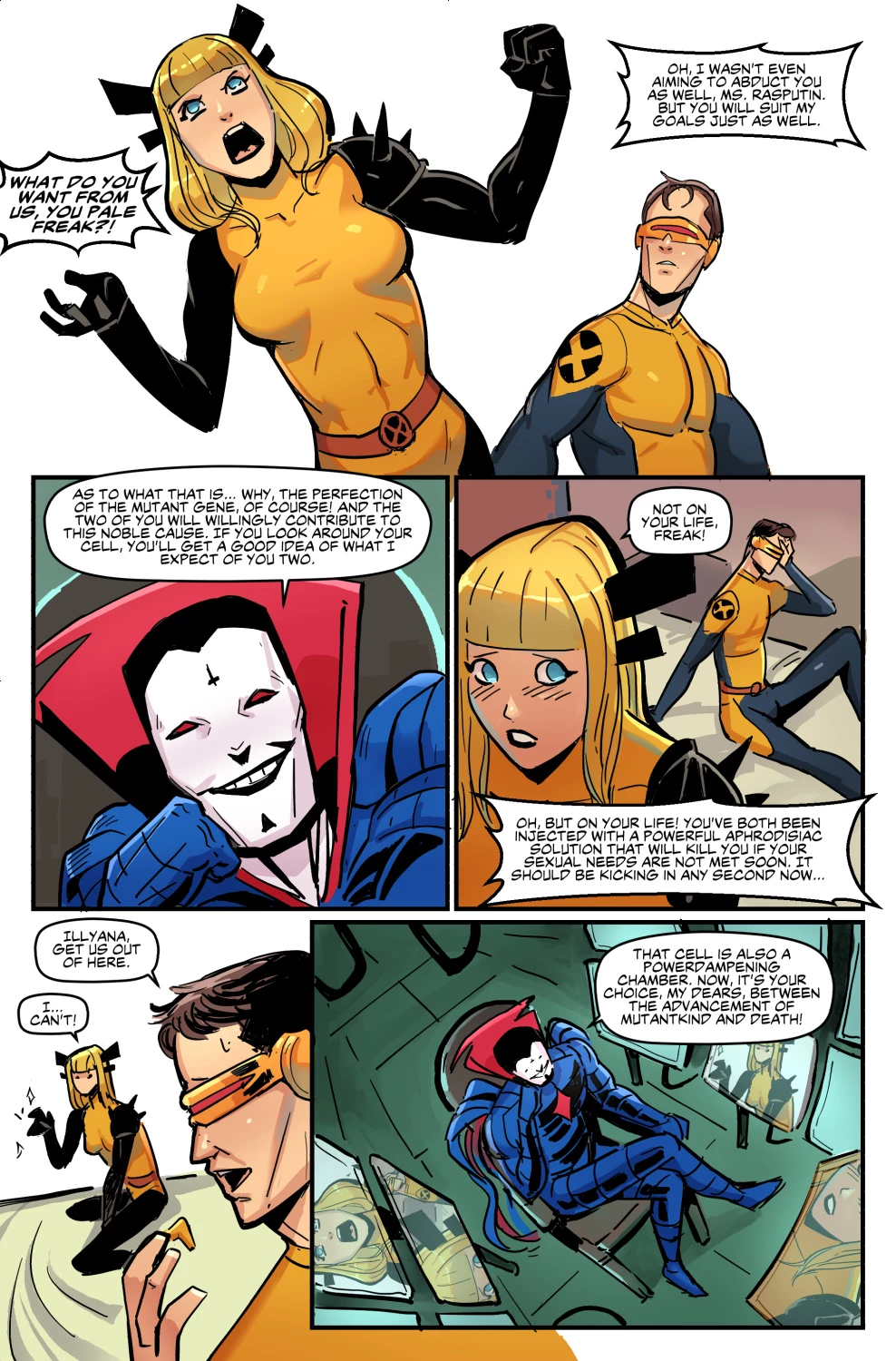 X-men: Placebo porn comic picture 3