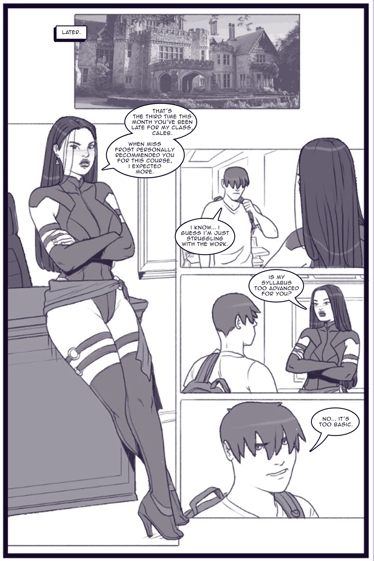 Xavier Academy Bimbofied porn comic picture 10