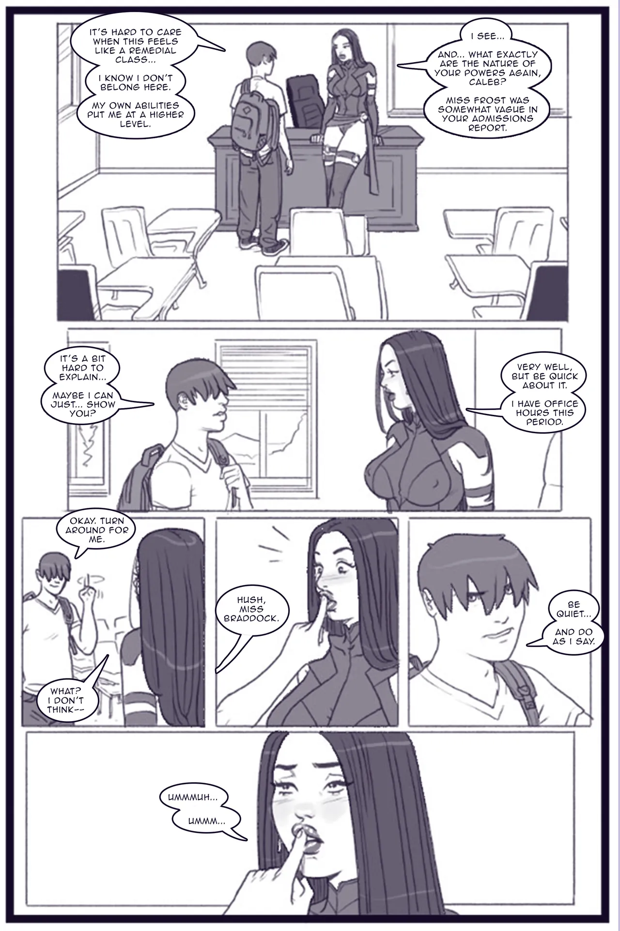 Xavier Academy Bimbofied porn comic picture 11