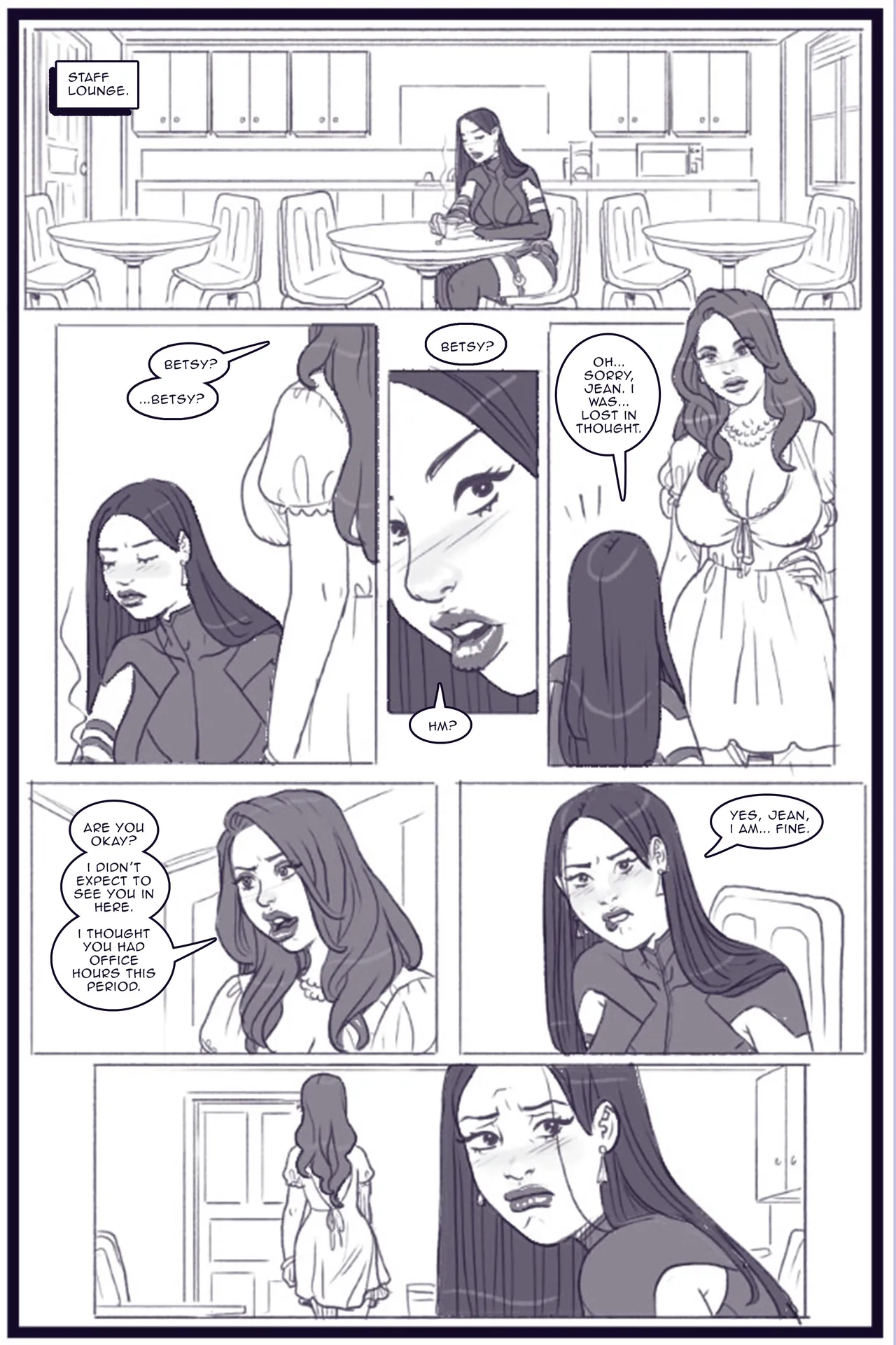 Xavier Academy Bimbofied porn comic picture 17