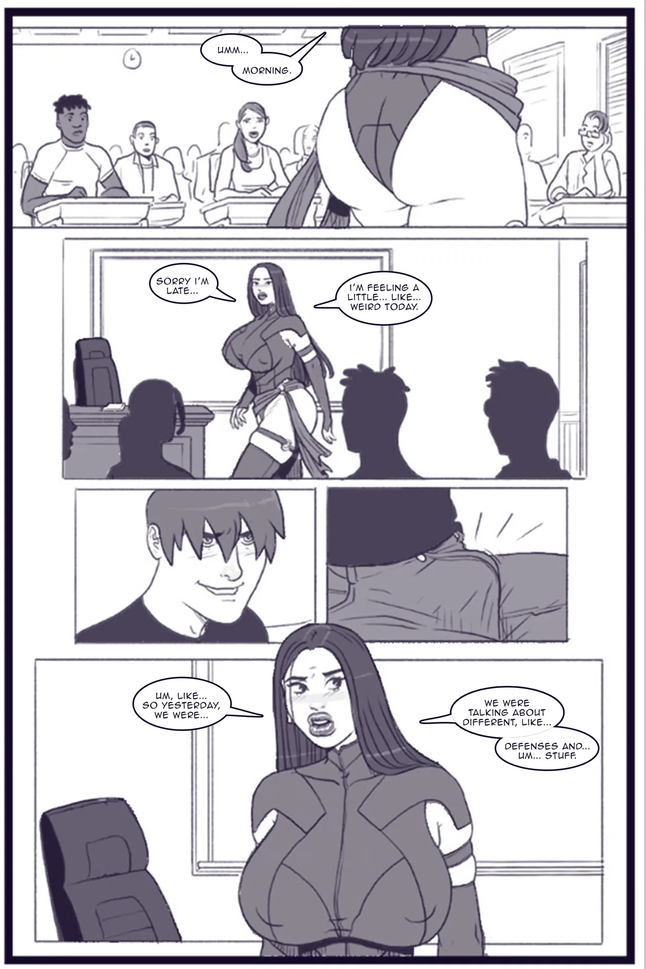 Xavier Academy Bimbofied porn comic picture 30