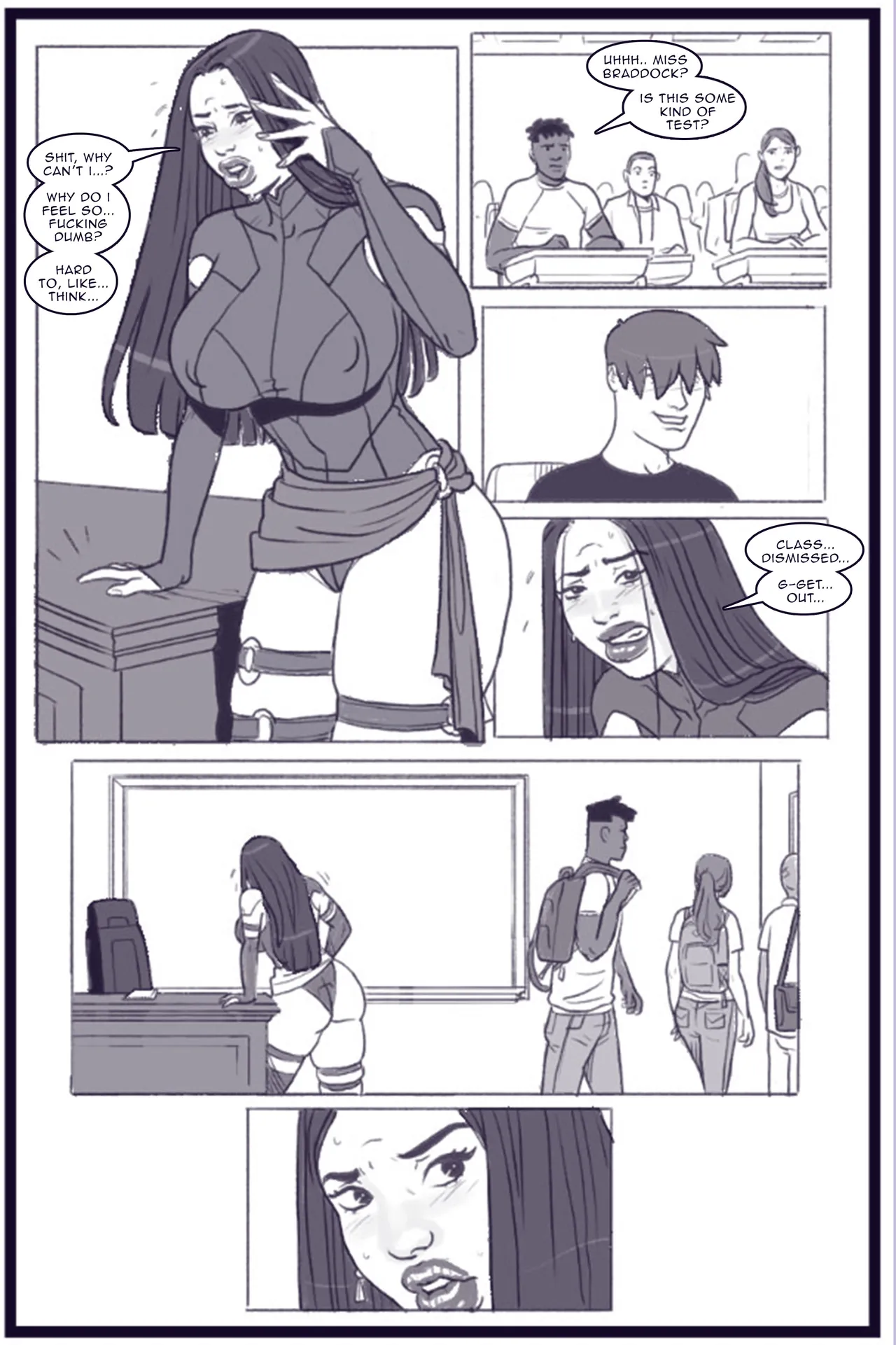 Xavier Academy Bimbofied porn comic picture 32