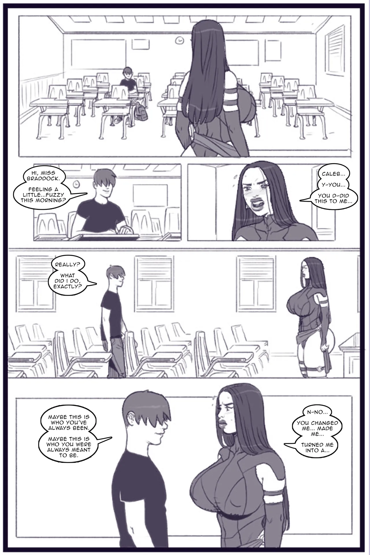 Xavier Academy Bimbofied porn comic picture 33