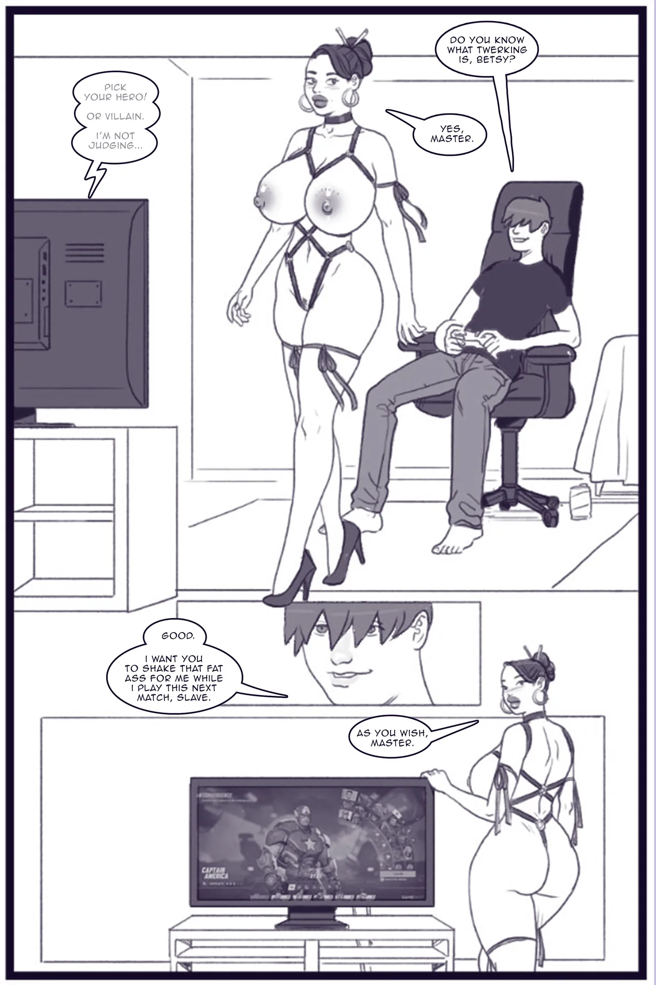 Xavier Academy Bimbofied porn comic picture 50