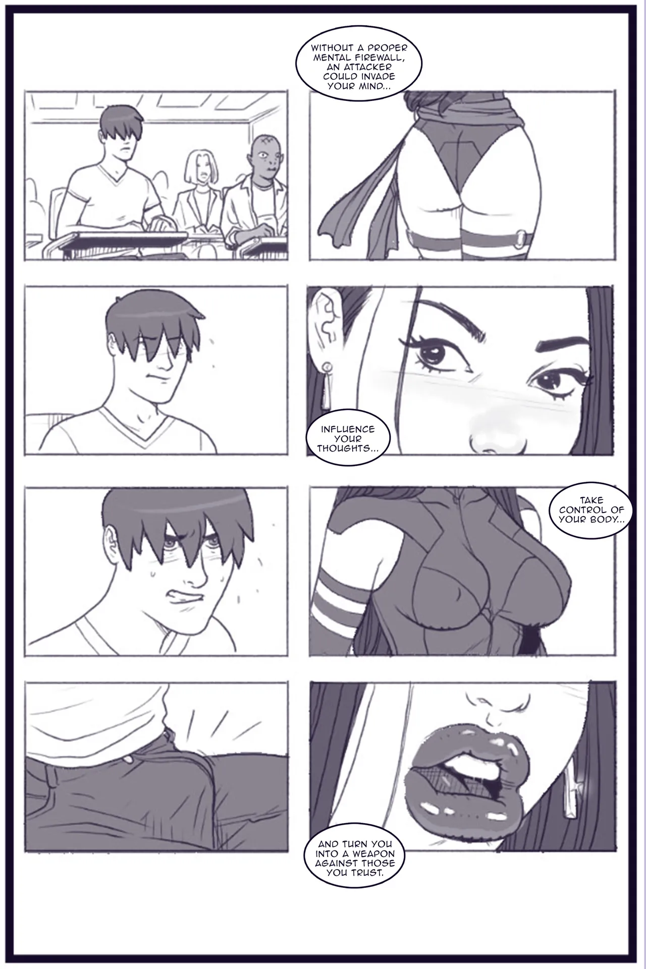 Xavier Academy Bimbofied porn comic picture 9