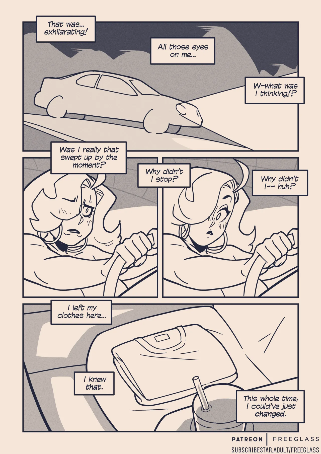 YOGA MOM discovers Nudism! porn comic picture 17