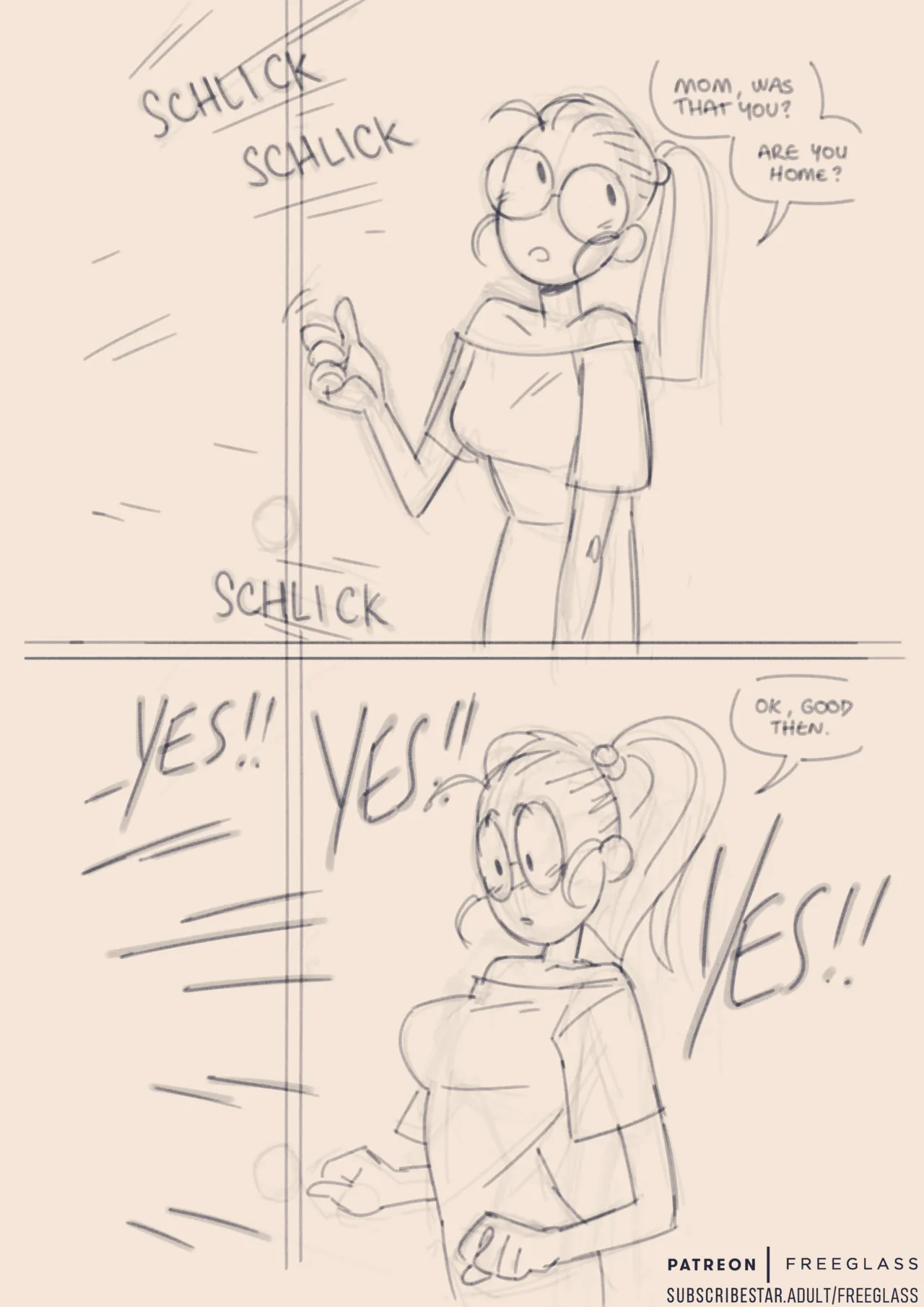 YOGA MOM discovers Nudism! porn comic picture 21