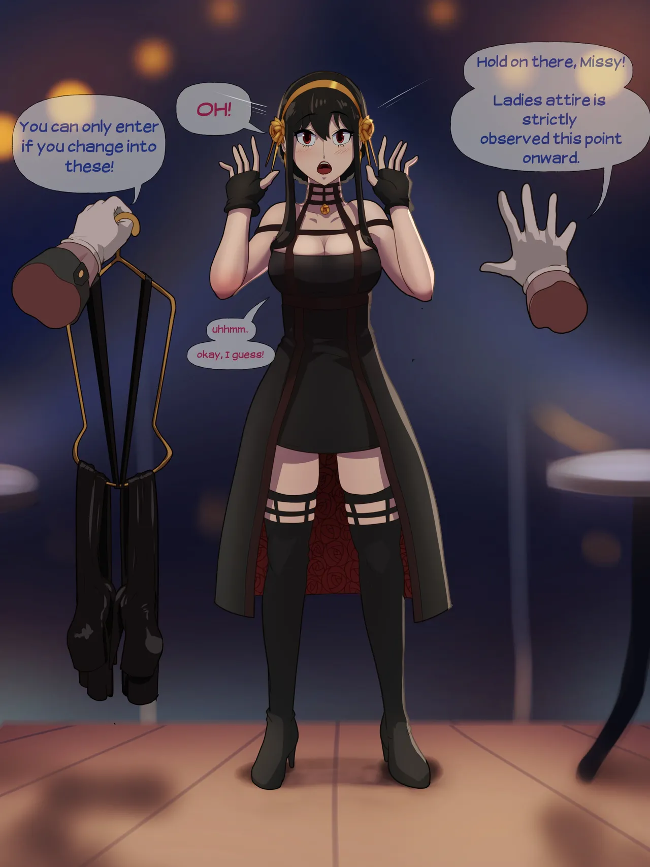 Yor Commission Set porn comic picture 1