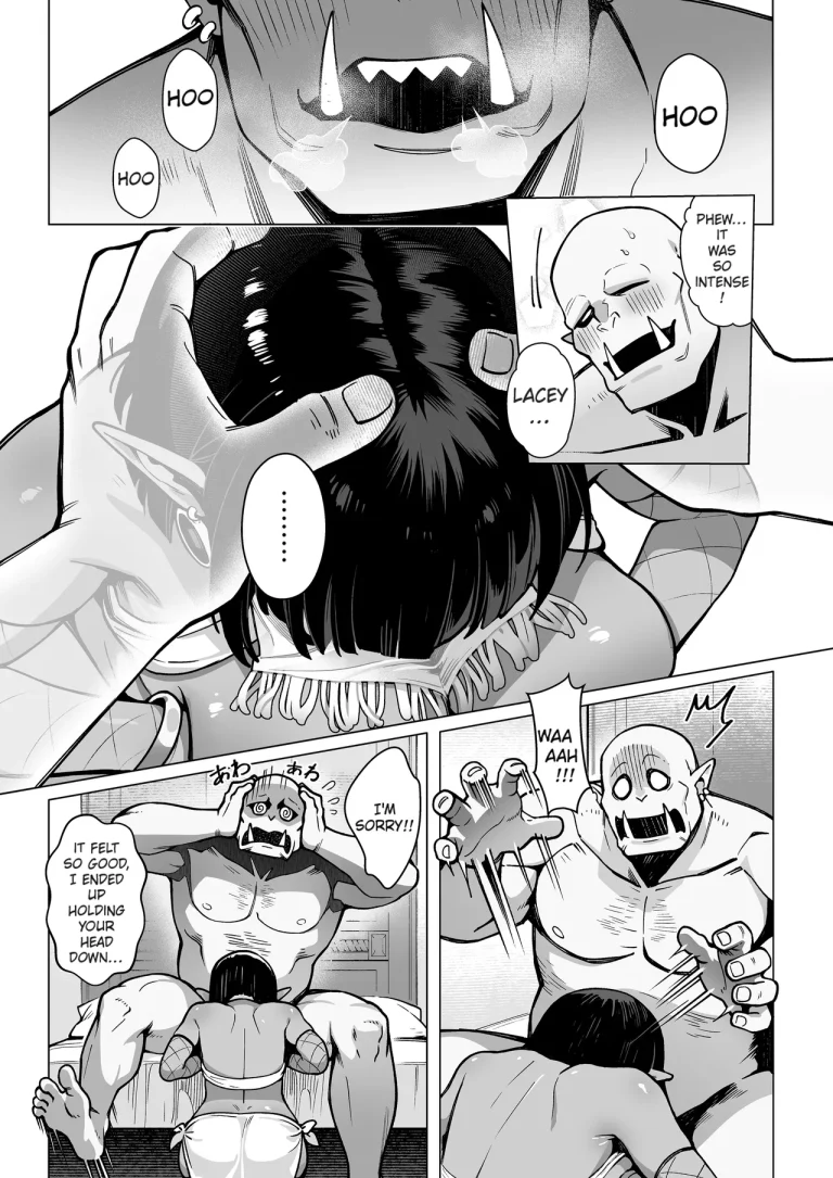 Yosei Shoukan 3-goushitsu Lacy ~Kasshoku Hada Elf o Shimei Shita Dotei Orc~ porn comic picture 13