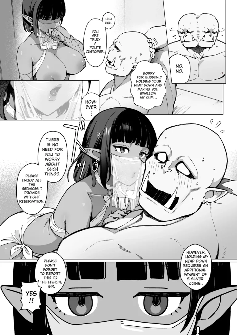 Yosei Shoukan 3-goushitsu Lacy ~Kasshoku Hada Elf o Shimei Shita Dotei Orc~ porn comic picture 15