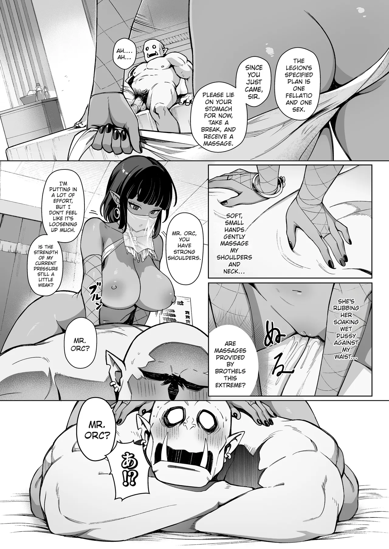 Yosei Shoukan 3-goushitsu Lacy ~Kasshoku Hada Elf o Shimei Shita Dotei Orc~ porn comic picture 16