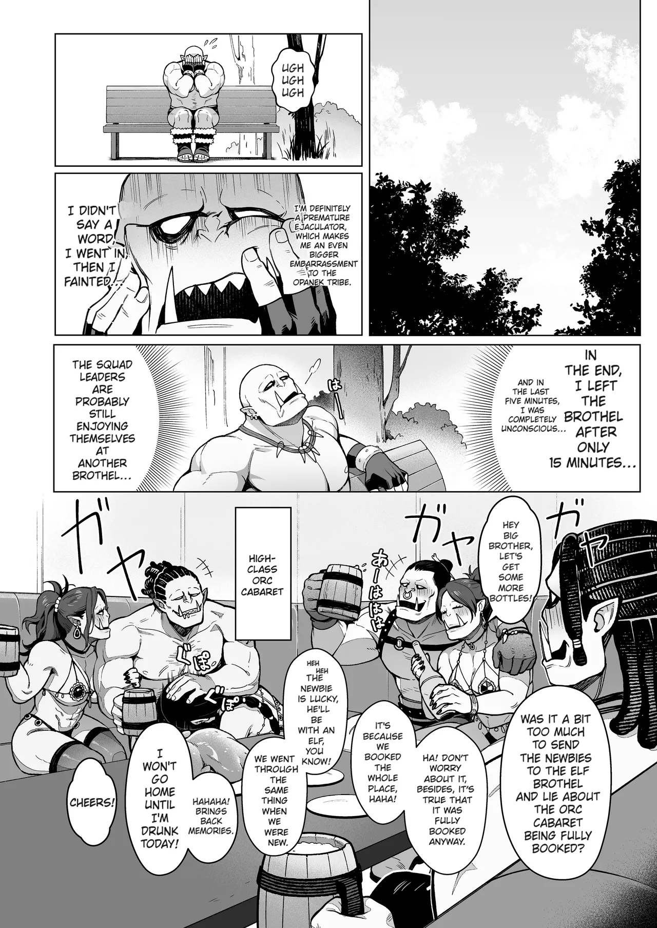 Yosei Shoukan 3-goushitsu Lacy ~Kasshoku Hada Elf o Shimei Shita Dotei Orc~ porn comic picture 24