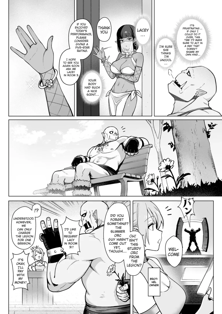 Yosei Shoukan 3-goushitsu Lacy ~Kasshoku Hada Elf o Shimei Shita Dotei Orc~ porn comic picture 25