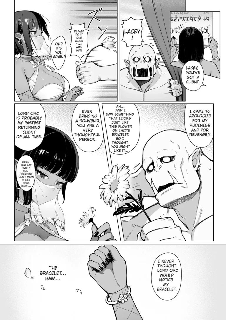 Yosei Shoukan 3-goushitsu Lacy ~Kasshoku Hada Elf o Shimei Shita Dotei Orc~ porn comic picture 26