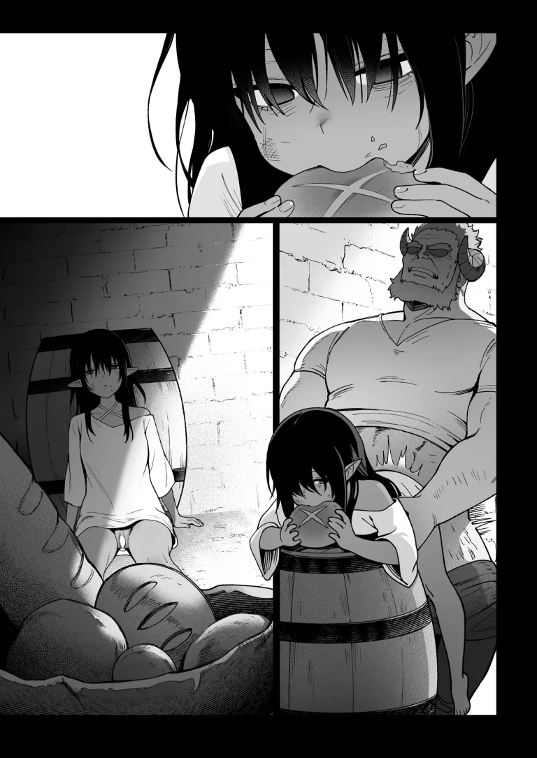 Yosei Shoukan 3-goushitsu Lacy ~Kasshoku Hada Elf o Shimei Shita Dotei Orc~ porn comic picture 29