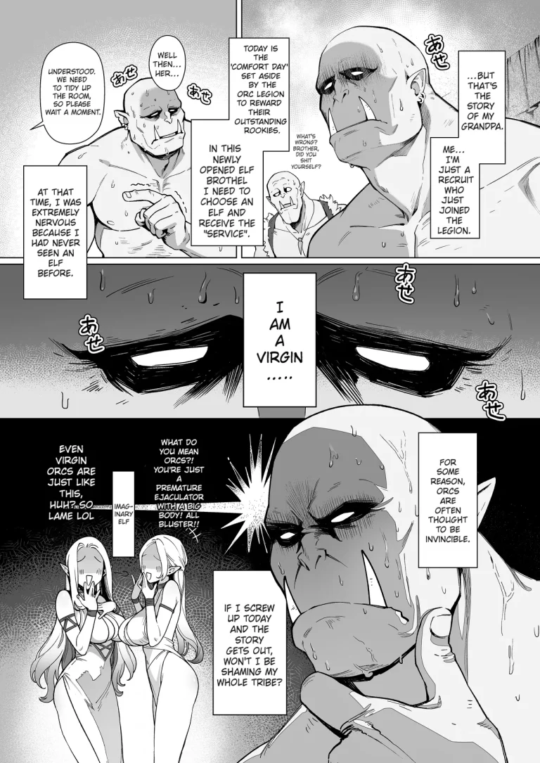 Yosei Shoukan 3-goushitsu Lacy ~Kasshoku Hada Elf o Shimei Shita Dotei Orc~ porn comic picture 3