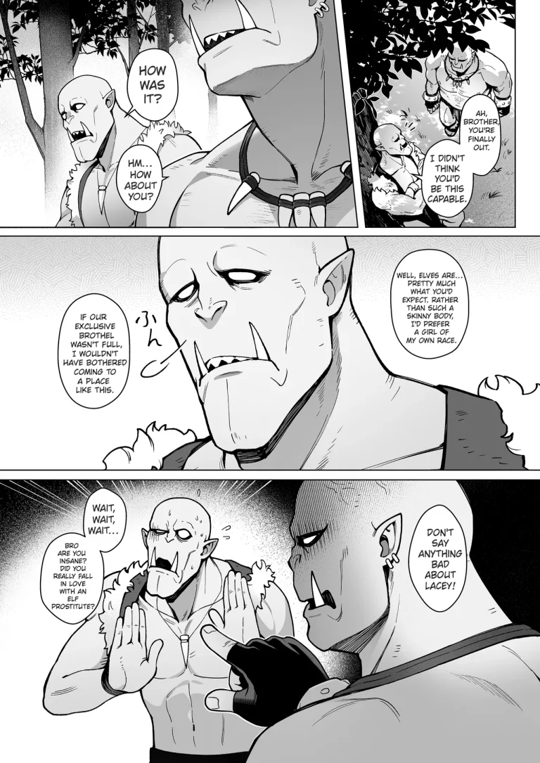 Yosei Shoukan 3-goushitsu Lacy ~Kasshoku Hada Elf o Shimei Shita Dotei Orc~ porn comic picture 45