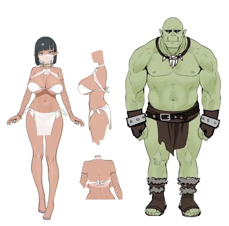 Yosei Shoukan 3-goushitsu Lacy ~Kasshoku Hada Elf o Shimei Shita Dotei Orc~ porn comic picture 51