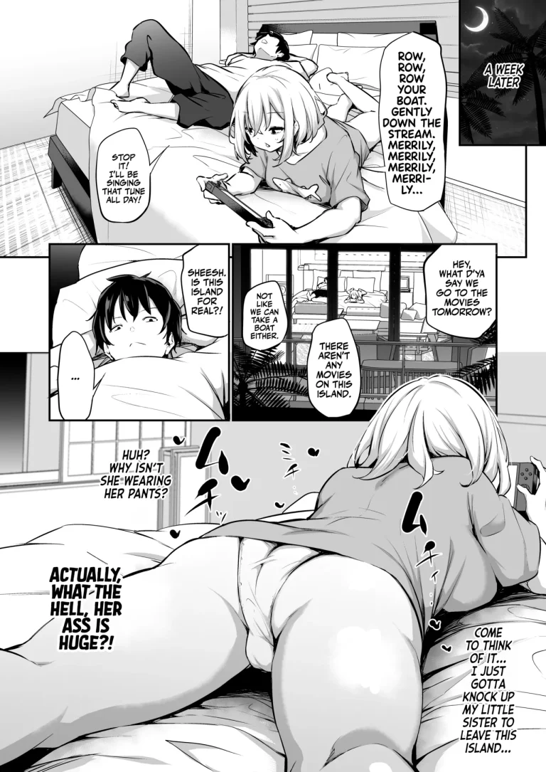 You Must Breed Your Sister To Leave This Island | Imouto Haramasenai to Derarenai Shima porn comic picture 7