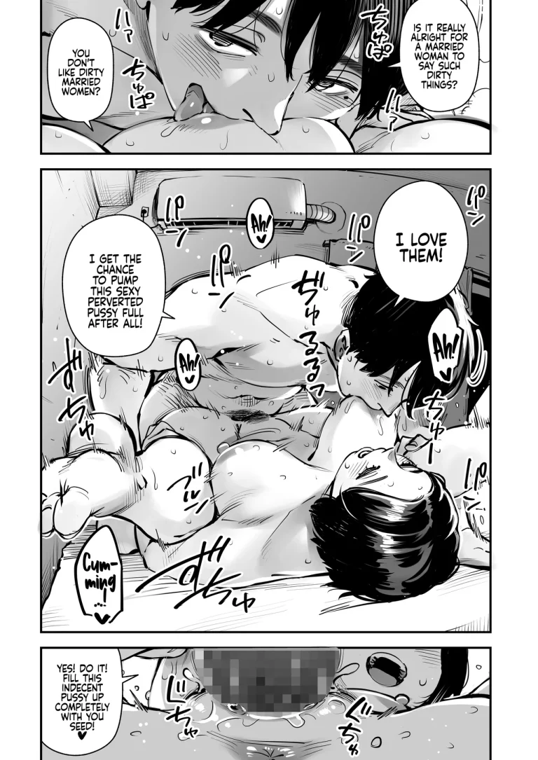 Your Sex Drive is just too much, so have Sex with other men! Mayumi-san gets Permission to Cheat! | Uwaki Kounin Mayumi-san Seiyoku, Tsuyosugiru Kara Hoka no Otoko to Sex Shite!! porn comic picture 41